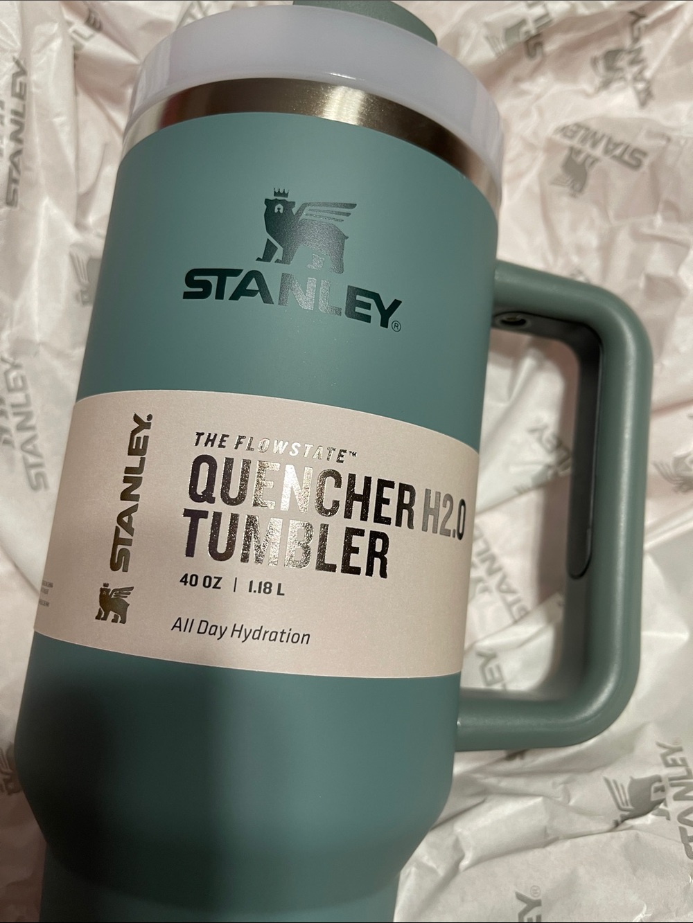 Stanley Teal Green Quencher H2.0 40oz Tumbler
